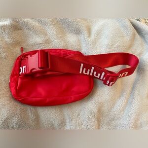 Lululemon Red Belt Bag